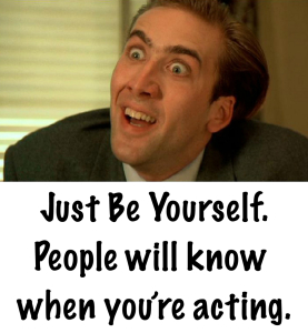 Be yourself