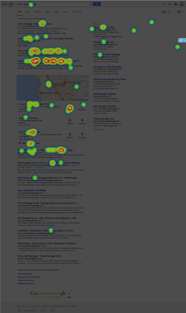 Provo Storage Units Desktop • Test Results ⋅ UsabilityHub